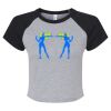 Women's Micro Rib Raglan Baby Tee Thumbnail