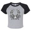 Women's Micro Rib Raglan Baby Tee Thumbnail