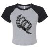 Women's Micro Rib Raglan Baby Tee Thumbnail