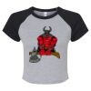 Women's Micro Rib Raglan Baby Tee Thumbnail