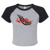 Women's Micro Rib Raglan Baby Tee Thumbnail