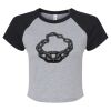 Women's Micro Rib Raglan Baby Tee Thumbnail