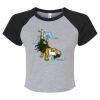 Women's Micro Rib Raglan Baby Tee Thumbnail