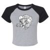 Women's Micro Rib Raglan Baby Tee Thumbnail
