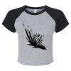 Women's Micro Rib Raglan Baby Tee Thumbnail