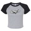 Women's Micro Rib Raglan Baby Tee Thumbnail