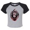 Women's Micro Rib Raglan Baby Tee Thumbnail