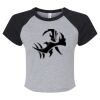 Women's Micro Rib Raglan Baby Tee Thumbnail