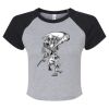 Women's Micro Rib Raglan Baby Tee Thumbnail