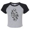 Women's Micro Rib Raglan Baby Tee Thumbnail