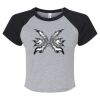 Women's Micro Rib Raglan Baby Tee Thumbnail
