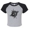 Women's Micro Rib Raglan Baby Tee Thumbnail