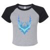 Women's Micro Rib Raglan Baby Tee Thumbnail