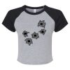 Women's Micro Rib Raglan Baby Tee Thumbnail