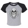 Women's Micro Rib Raglan Baby Tee Thumbnail