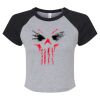 Women's Micro Rib Raglan Baby Tee Thumbnail