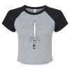 Women's Micro Rib Raglan Baby Tee Thumbnail