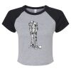 Women's Micro Rib Raglan Baby Tee Thumbnail
