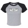 Women's Micro Rib Raglan Baby Tee Thumbnail