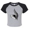 Women's Micro Rib Raglan Baby Tee Thumbnail