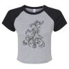 Women's Micro Rib Raglan Baby Tee Thumbnail