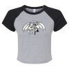 Women's Micro Rib Raglan Baby Tee Thumbnail