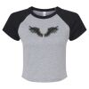 Women's Micro Rib Raglan Baby Tee Thumbnail