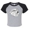 Women's Micro Rib Raglan Baby Tee Thumbnail