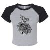 Women's Micro Rib Raglan Baby Tee Thumbnail