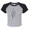 Women's Micro Rib Raglan Baby Tee Thumbnail