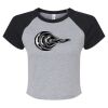 Women's Micro Rib Raglan Baby Tee Thumbnail