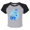Women's Micro Rib Raglan Baby Tee Thumbnail