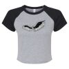 Women's Micro Rib Raglan Baby Tee Thumbnail