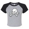 Women's Micro Rib Raglan Baby Tee Thumbnail