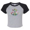 Women's Micro Rib Raglan Baby Tee Thumbnail
