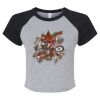Women's Micro Rib Raglan Baby Tee Thumbnail