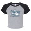 Women's Micro Rib Raglan Baby Tee Thumbnail