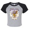Women's Micro Rib Raglan Baby Tee Thumbnail