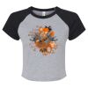 Women's Micro Rib Raglan Baby Tee Thumbnail
