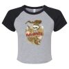 Women's Micro Rib Raglan Baby Tee Thumbnail