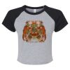 Women's Micro Rib Raglan Baby Tee Thumbnail