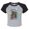 Women's Micro Rib Raglan Baby Tee Thumbnail