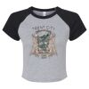 Women's Micro Rib Raglan Baby Tee Thumbnail