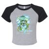 Women's Micro Rib Raglan Baby Tee Thumbnail