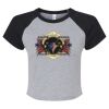 Women's Micro Rib Raglan Baby Tee Thumbnail