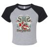 Women's Micro Rib Raglan Baby Tee Thumbnail