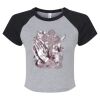 Women's Micro Rib Raglan Baby Tee Thumbnail