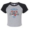 Women's Micro Rib Raglan Baby Tee Thumbnail