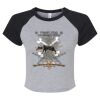 Women's Micro Rib Raglan Baby Tee Thumbnail