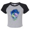 Women's Micro Rib Raglan Baby Tee Thumbnail